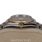 1988 ROLEX DATE-JUST 36 TWO TONE CHAMPAGNE DIAMOND MARKERS 16233