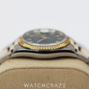 1999 ROLEX DATEJUST TWO TONE YELLOW GOLD AND STEEL 34MM 15233