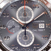 2013 TAG HEUER CARRERA CALIBRE 1887 43MM CAR2A11.BA0799