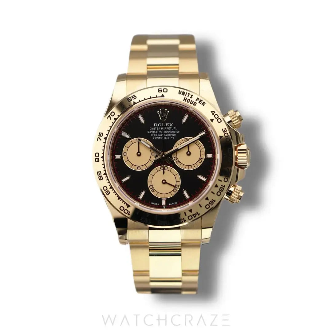 2024 ROLEX COSMOGRAPH DAYTONA YELLOW GOLD "PAUL NEWMAN" 40MM 126508