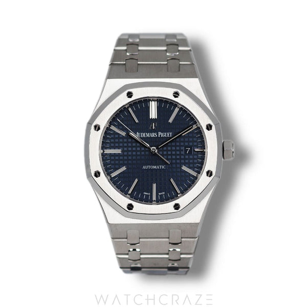 2015 AUDEMARS PIGUET ROYAL OAK 41MM BLUE DIAL 15400ST.OO.1220ST.03