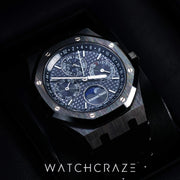 2020 AUDEMARS PIGUET ROYAL OAK PERPETUAL CALENDAR BLACK DIAL 41MM 26579CE.OO.1225CE.01