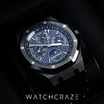 2020 AUDEMARS PIGUER ROYAL OAK PERPETUAL CALENDAR BLACK DIAL 41MM 26579CE.OO.1225CE.01