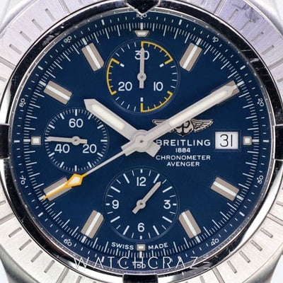 2025 BREITLING CHRONOGRAPH BLUE DIAL 45MM A13317