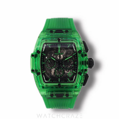 2022 HUBLOT SPIRIT OF BIG BANG GREEN SAXEM 42MM 642.JG.0190.RT