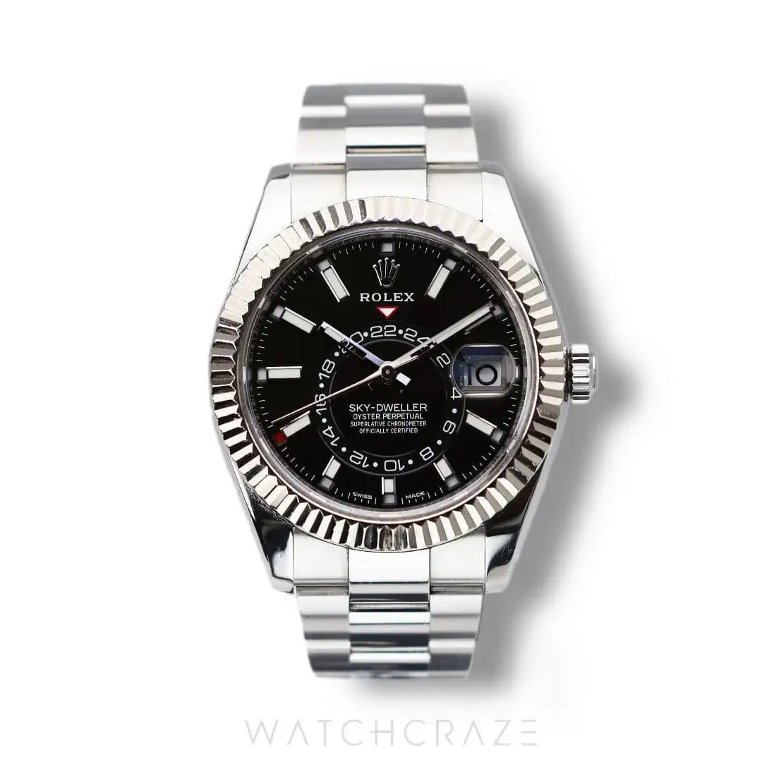 2021 ROLEX SKY-DWELLER BLACK DIAL 42MM 326934