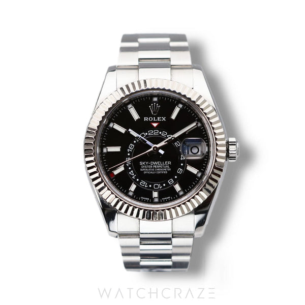 2021 SKYDWELLER BLACK DIAL 42MM 326934