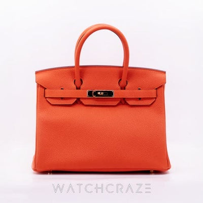 HERMES BIRKIN 30 FEU GOLD HARDWARE