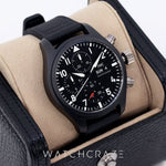 2025 IWC PILOTS WATCH CHRONOGRAPH BLACK CERAMIC TOP GUN 41MM IW389401