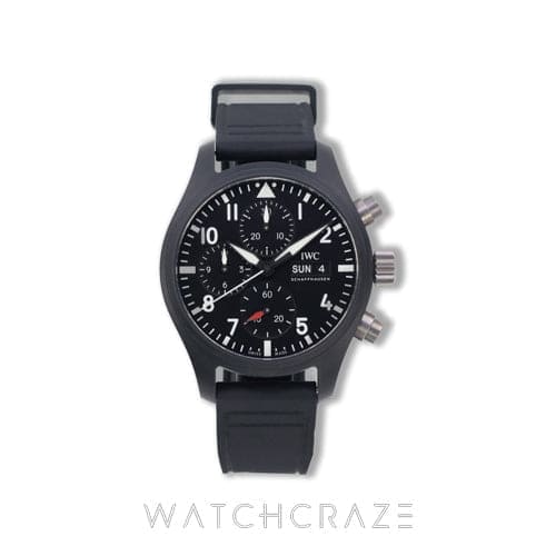 2025 IWC PILOTS WATCH CHRONOGRAPH BLACK CERAMIC TOP GUN 41MM IW389401