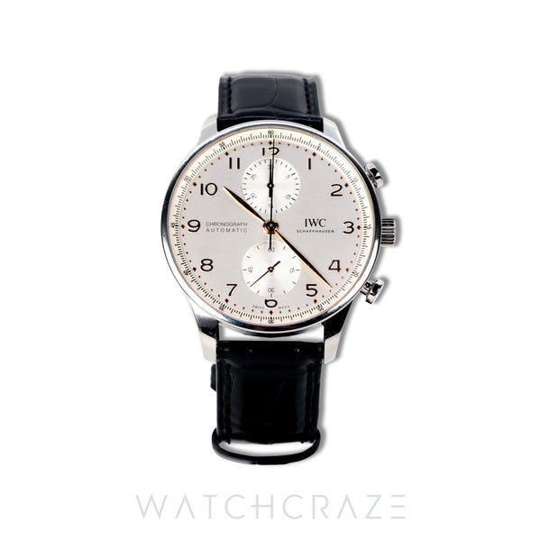 2024 IWC PORTUGIESER CHRONOGRAPH SILVER DIAL 41MM IW371604