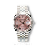 2022 ROLEX DATEJUST PINK DIAL STAINLESS STEEL 36MM 126234