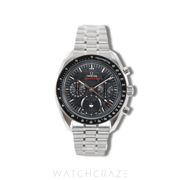 2025 OMEGA SPEEDMASTER MOONPHASE METEORITE DIAL 43MM 304.30.43.52.01.001