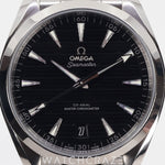 2023 OMEGA AQUATERRA BLACK DIAL 41MM 220.13.41.21.01.001