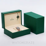 2025 ROLEX DAY-DATE ROSE GOLD OLIVE ROMAN NUMERALS 36MM 128235