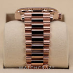 2025 ROLEX DAY-DATE ROSE GOLD OLIVE ROMAN NUMERALS 36MM 128235