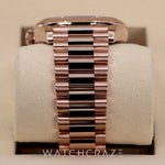 2025 ROLEX DAY-DATE ROSE GOLD OLIVE ROMAN NUMERALS 36MM 128235