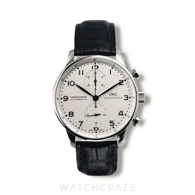 IWC PORTUGIESER CHRONOGRAPH WHITE DIAL 41MM IW371417