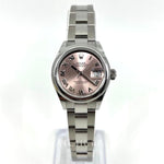 2022 ROLEX LADY DATEJUST 28MM PINK DIAL 279160 - WatchCraze.com.au