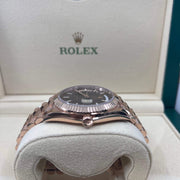 2021 ROLEX DAY-DATE 18CT EVEROSE GOLD 40MM 228234 DISCONTINUED DIAL - WatchCraze.com.au
