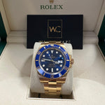 ROLEX SUBMARINER BLUESY YELLOW GOLD 116618LB 2020 - WatchCraze.com.au