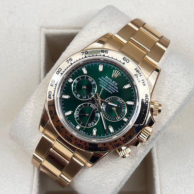 2021 ROLEX DAYTONA GREEN DIAL ‘JOHN MAYER’ 40MM 116508 - WatchCraze.com.au