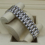 2021 ROLEX DAY DATE 40MM PLATINUM ICE BLUE MOTIF DIAL 228206 - WatchCraze.com.au