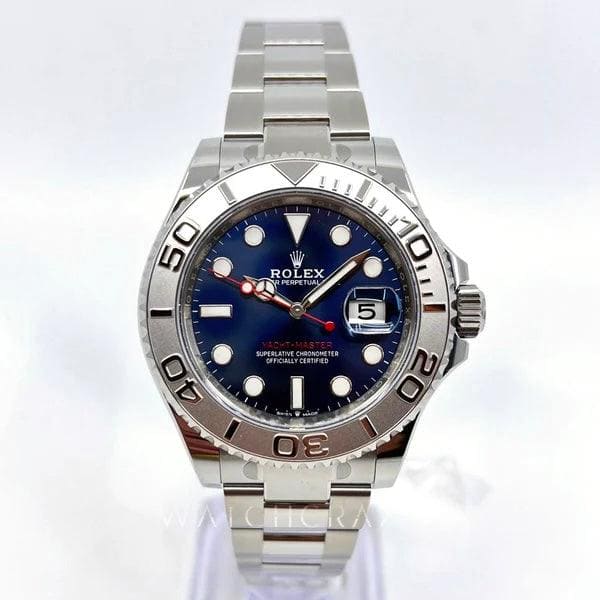 2022 ROLEX YACHTMASTER 40MM BRIGHT BLUE 126622 - WatchCraze.com.au