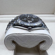 2022 ROLEX DATEJUST 41MM WIMBLEDON OYSTERSTEEL & WHITE GOLD FLUTED/ JUBILEE 126334 - WatchCraze.com.au