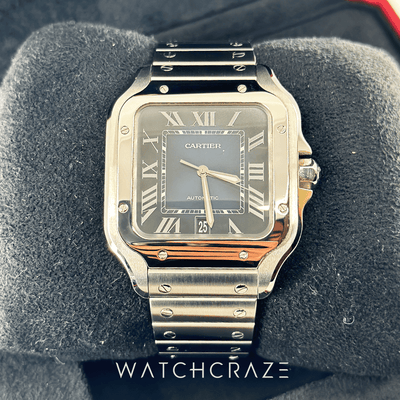 2021 CARTIER SANTOS DE CARTIER BLUE DIAL 40MM WSSA0030