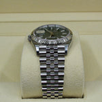 2022 ROLEX DATEJUST 36 MINT DIAL FLUTED & JUBILEE STICKERED 126234 - WatchCraze.com.au