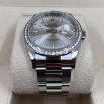 2022 ROLEX DATEJUST 36MM OYSTERSTEEL, WHITE GOLD & DIAMONDS 126284RBR - WatchCraze.com.au