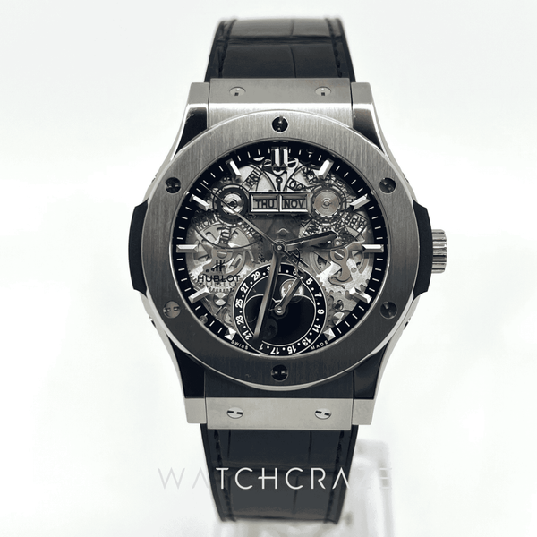 2022 HUBLOT CLASSIC FUSION AEROFUSION MOONPHASE TITANIUM 42mm 547.NX.0170.LR - WatchCraze.com.au