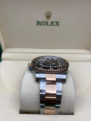 2022 ROLEX GMT MASTER II ROOTBEER ROLESOR EVEROSE & OYSTERSTEEL 40MM 126711CHNR - WatchCraze.com.au