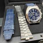 2019 VACHERON CONSTANTIN OVERSEAS 42.5MM CHRONOGRAPH BLUE 5500V - WatchCraze.com.au
