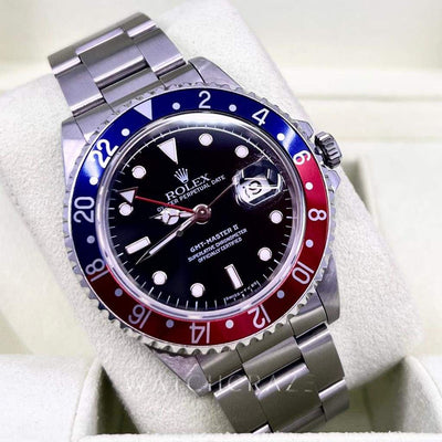 1995 ROLEX GMT MASTER 16710BLRO PEPSI Z SERIAL 40MM - WatchCraze.com.au