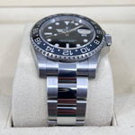 2019 ROLEX GMT MASTER II 116710LN DISCONTINUED BLACK BEZEL GREEN HAND 40MM PARTIAL STICKERS - WatchCraze.com.au