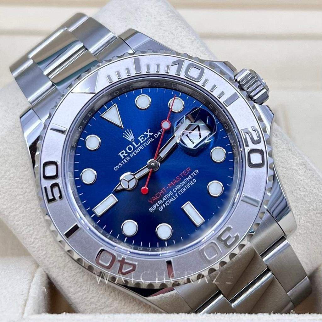 2022 ROLEX YACHTMASTER 40MM BLUE DIAL 126622 FULL SET MINT CONDITION