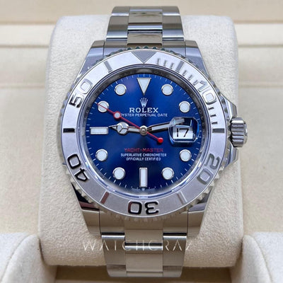 2022 ROLEX YACHTMASTER 40MM BLUE DIAL 126622 FULL SET MINT CONDITION - WatchCraze.com.au