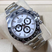 2022 ROLEX COSMOGRAPH DAYTONA PANDA DIAL FULL STICKERS 40MM 116500LN - WatchCraze.com.au
