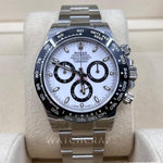 2022 ROLEX COSMOGRAPH DAYTONA PANDA DIAL FULL STICKERS 40MM 116500LN - WatchCraze.com.au