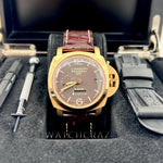 2008 PANERAI LUMINOR GMT 8 DAYS PAM00289 ROSE GOLD 44MM - WatchCraze.com.au