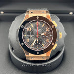 HUBLOT BIG BANG CHRONOGRAPH GOLD CERAMIC CARBON 301.PB.131.RX 44MM - WatchCraze.com.au