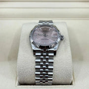 2022 ROLEX DATEJUST 31MM PINK DIAL 278274 FLUTED & JUBILEE - WatchCraze.com.au