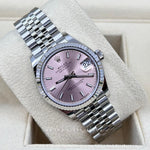 2022 ROLEX DATEJUST 31MM PINK DIAL 278274 FLUTED & JUBILEE - WatchCraze.com.au