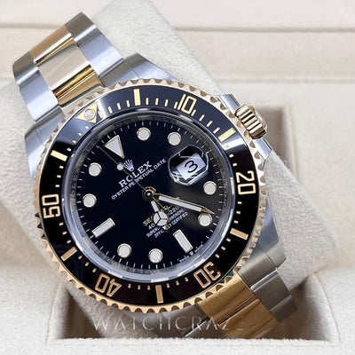 2021 ROLEX SEADWELLER 43MM TWO TONED 126603 - WatchCraze.com.au
