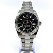 2022 ROLEX SKYDWELLER 42MM BLACK DIAL 326934 RX8 STICKERS - WatchCraze.com.au
