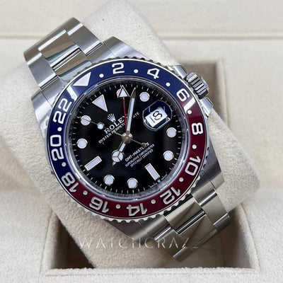 2022 ROLEX GMT MASTER II PEPSI OYSTER 126710BLRO - WatchCraze.com.au