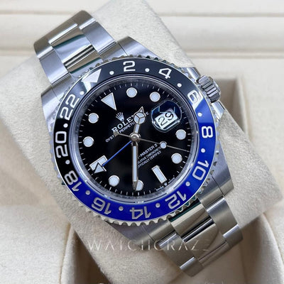 2022 ROLEX GMT-MASTER II BATMAN 40MM 126710BLNR - WatchCraze.com.au