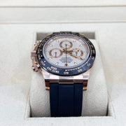 2021 ROLEX DAYTONA EVEROSE OYSTERFLEX IVORY WHITE DIAL 40MM 116515LN DISCONTINUED - WatchCraze.com.au